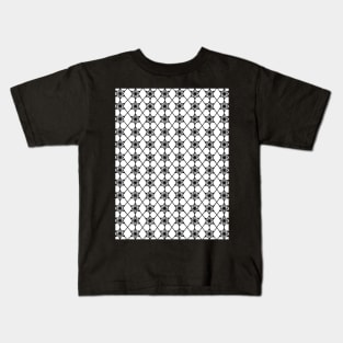 BLACK Star Pattern Kids T-Shirt